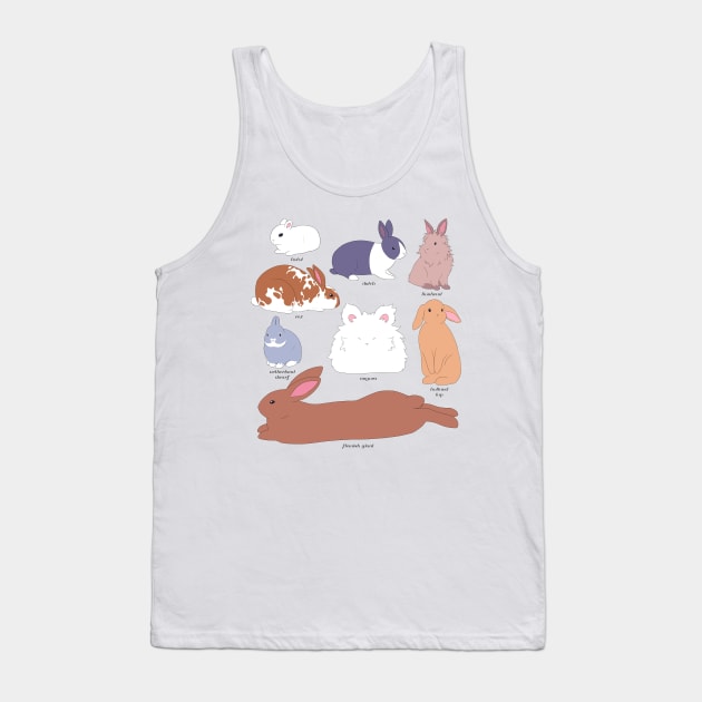 beginner's guide to bunnies Tank Top by lalalychee